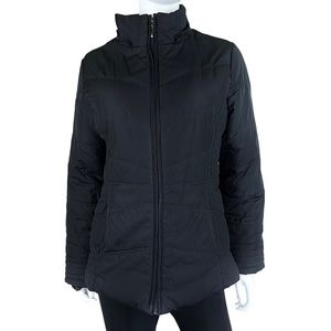 St. John’s Bay Black Winter Puffer Jacket Size Medium